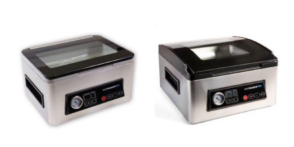 Side by side images of Avid Armor USV20 and Avid Armor USV32 vacuum sealers.