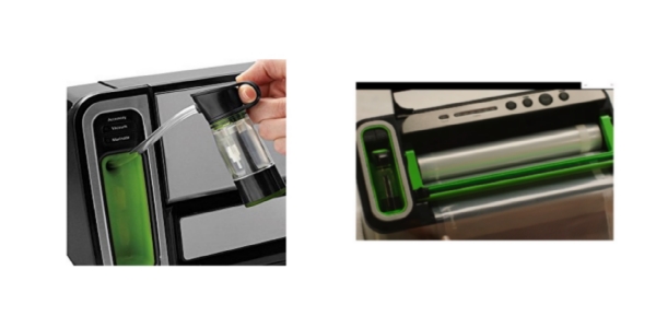 Side by side images of FoodSaver 5860 and FoodSaver V4840 vacuum sealers.