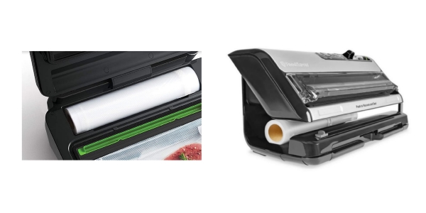 Side by side images of FoodSaver VS3150 and FoodSaver FM5200 vacuum sealers.