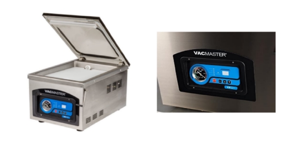 Side by side images of VacMaster VP215 and VacMaster VP321 vacuum sealers.