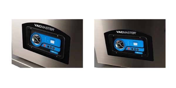 Side by side images of VacMaster VP320 and VacMaster VP321 vacuum sealers.