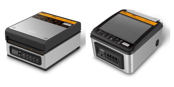 Side by side images of Wevac CV10 and Wevac CV12 vacuum sealers.