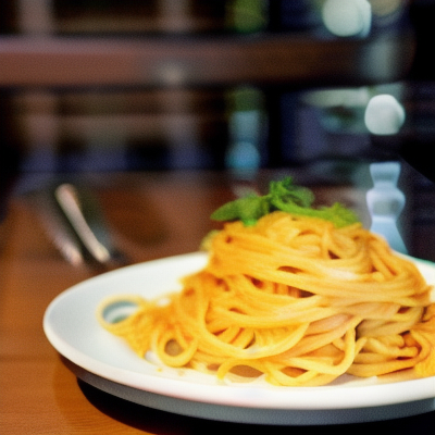 A plate of pasta